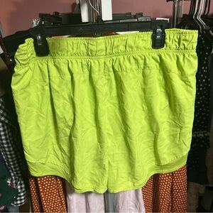 Athletic Works Neon Green Women's Athletic Shorts